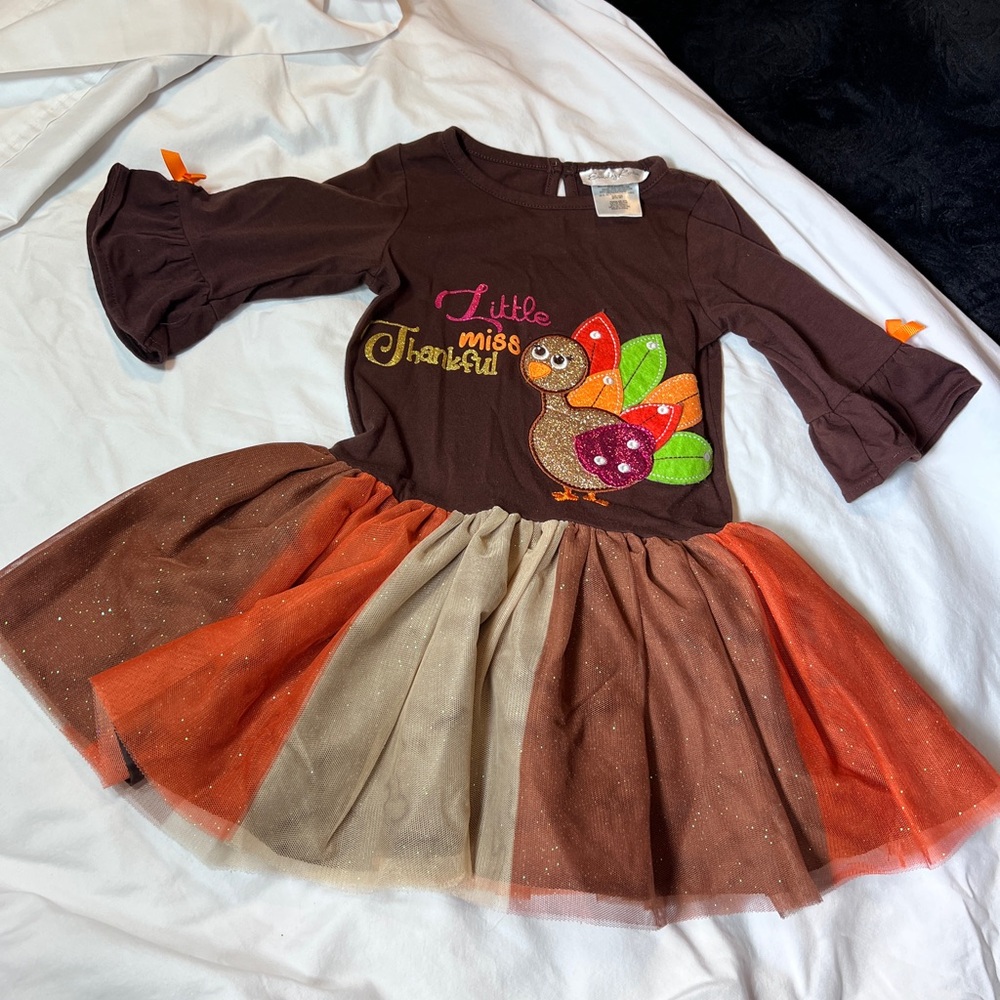 Emily Rose Festive Brown Dress
